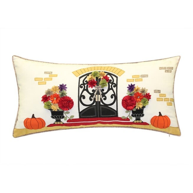Indoor & Outdoor Harvest Welcome Home Decorative Pillow , MULTI, hi-res image number 0
