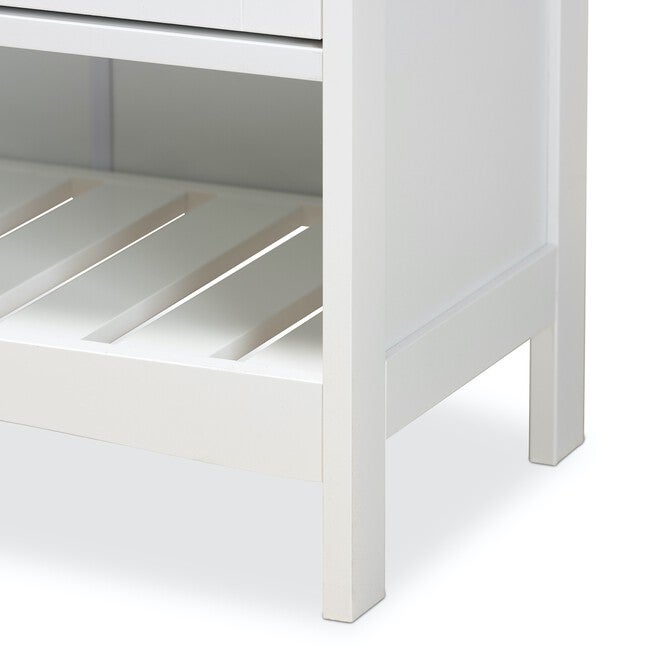 Jaela Wood 2-Door Bathroom Storage Cabinet Furniture, , alternate image number null