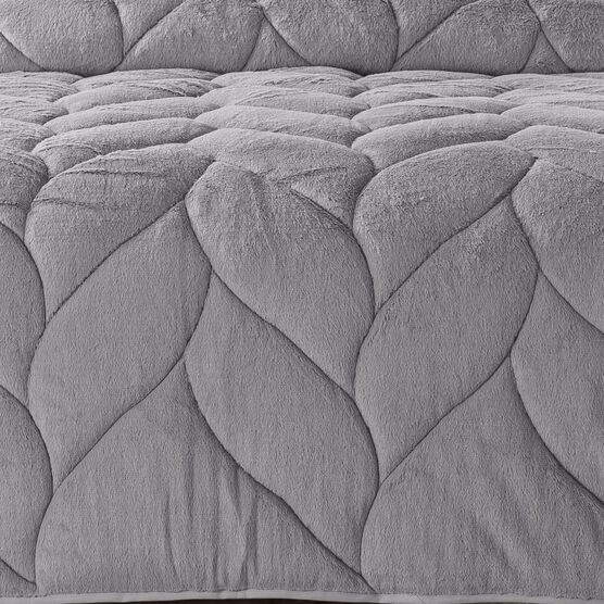 Cozy Grey Down Alternative Comforter Comforters, , alternate image number null