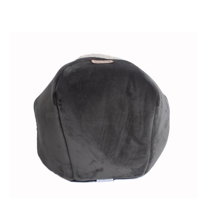 Gray Velvet Cat Bed, , alternate image number 8