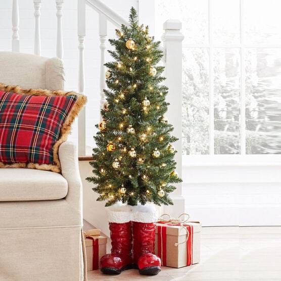 4' Santa Boots Tree, , alternate image number null