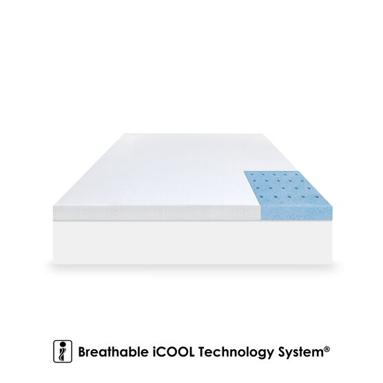 SensorPEDIC SensorCOOL 4-Inch Elite Cooling Gel-Infused Memory Foam Mattress Topper, , alternate image number null