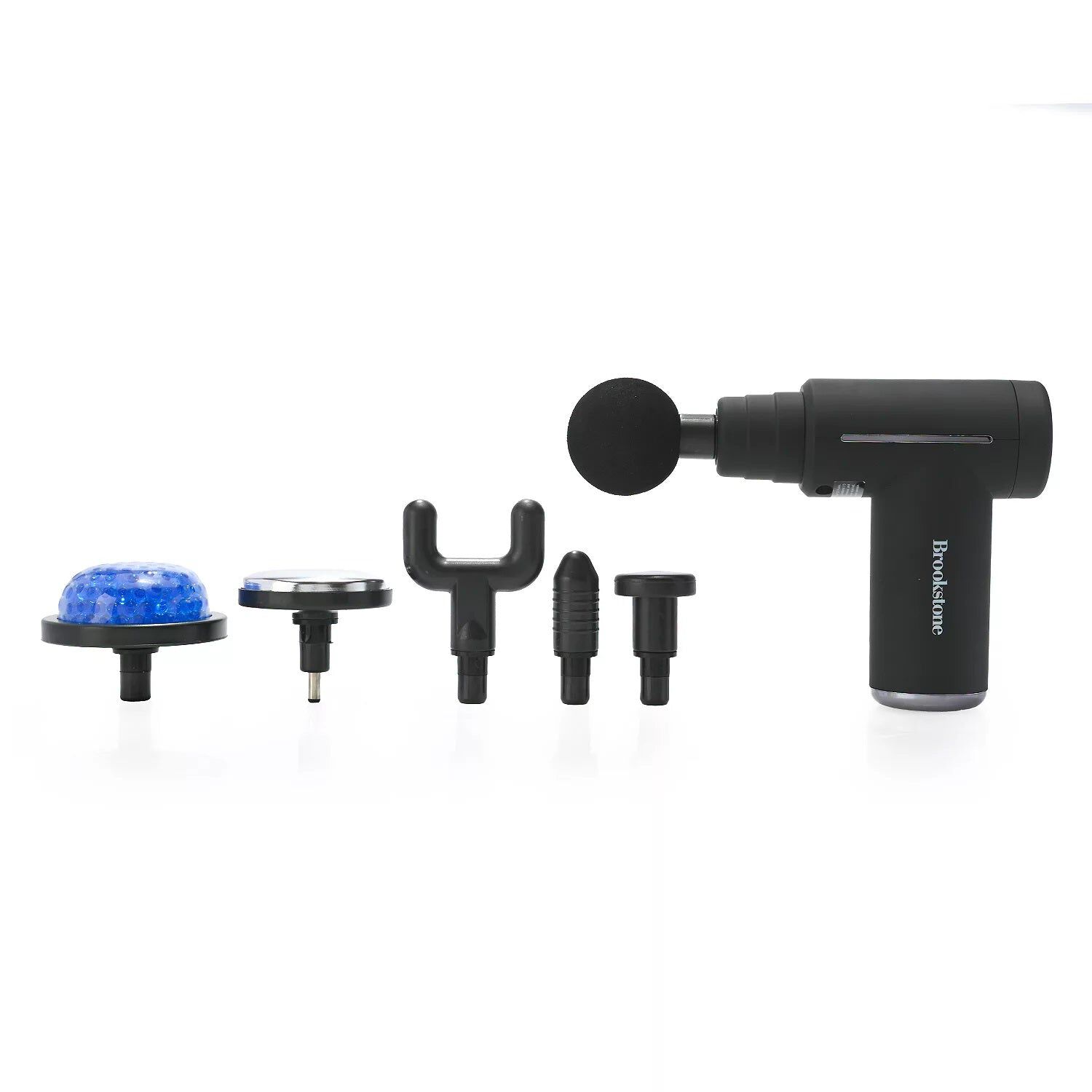 Hot and Cold Percussion Massager, 6 Heads, Cordless, BLUE, hi-res image number 0