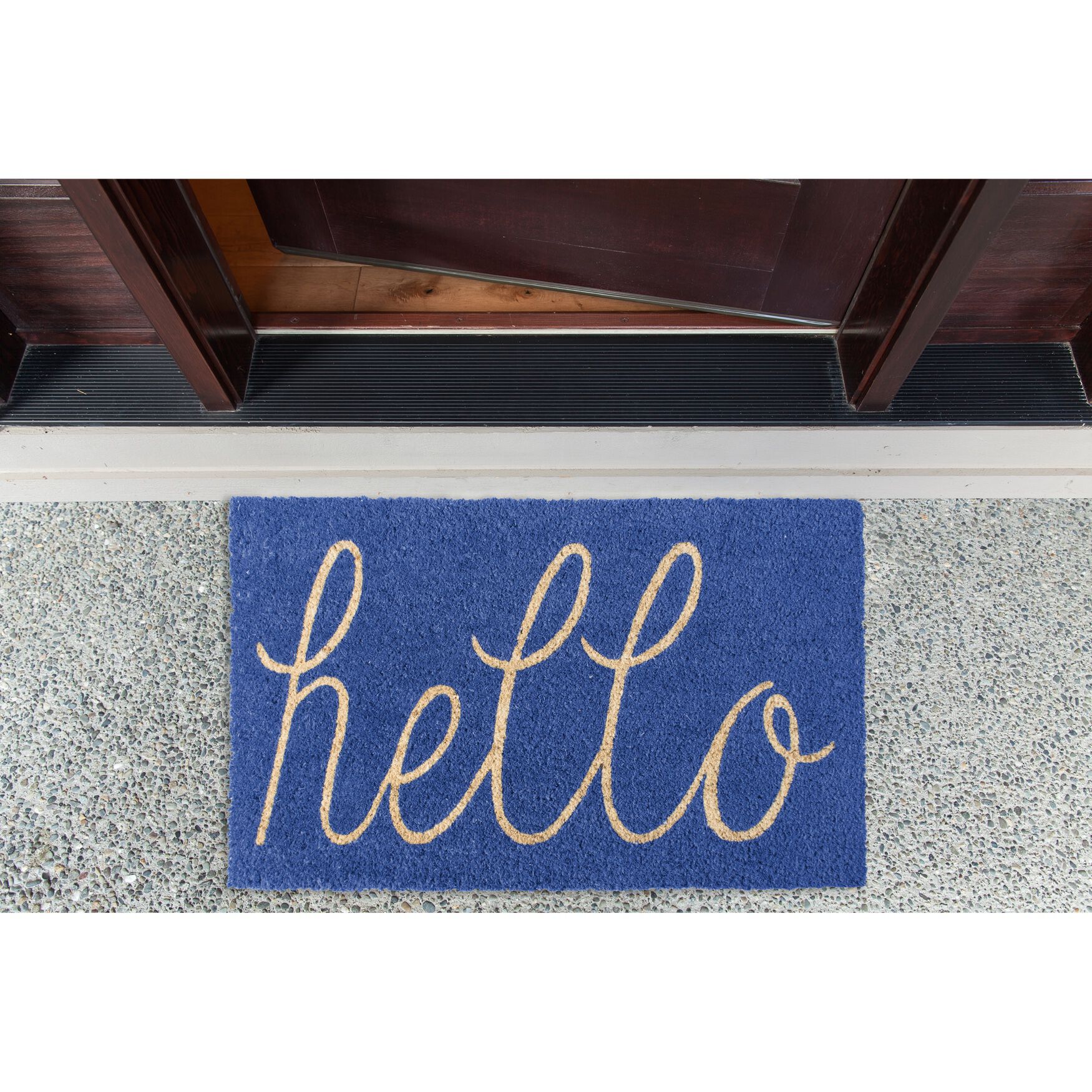 Blue Hello Doormat, , alternate image number 7