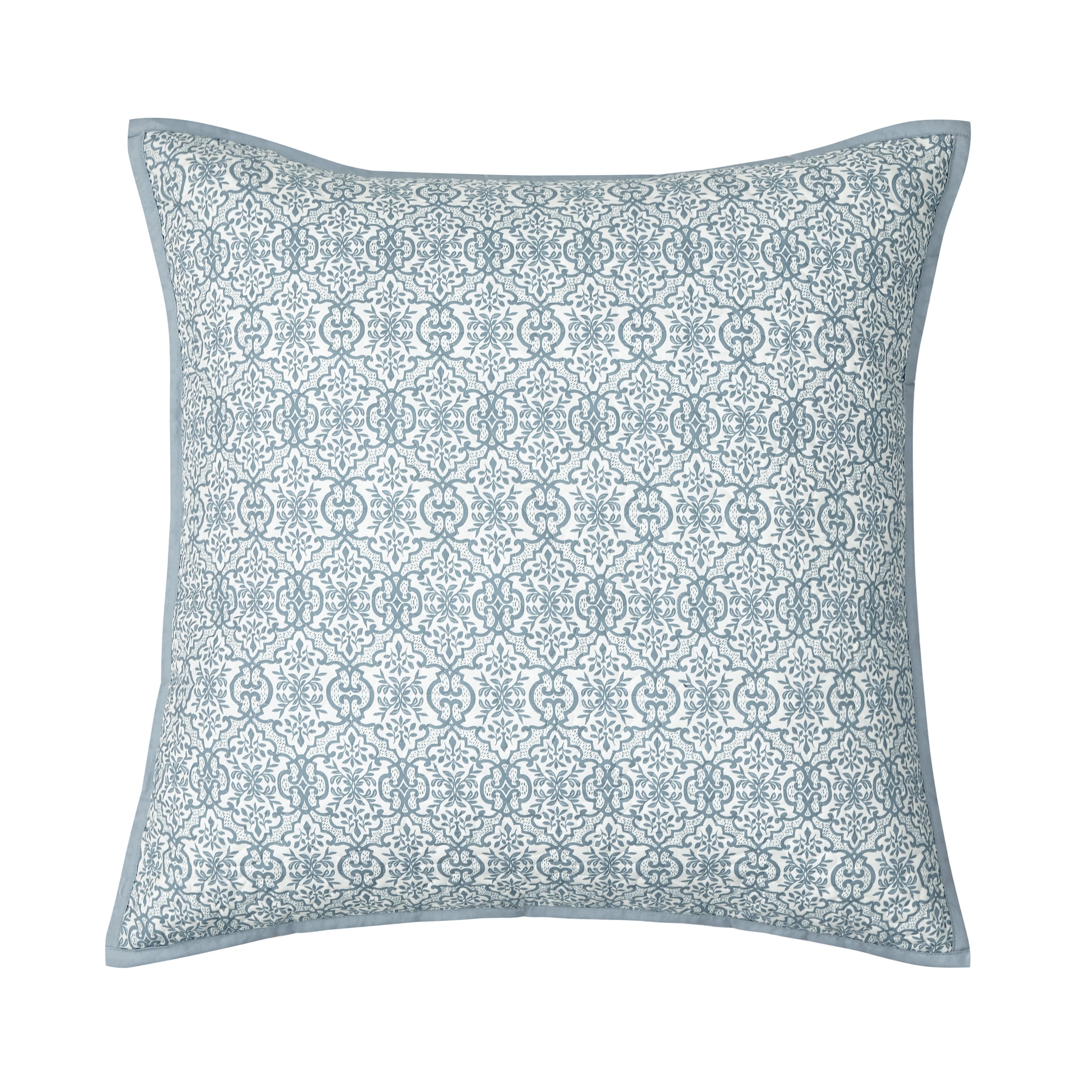 Evergreen Blue Euro Sham, BLUE, hi-res image number 0