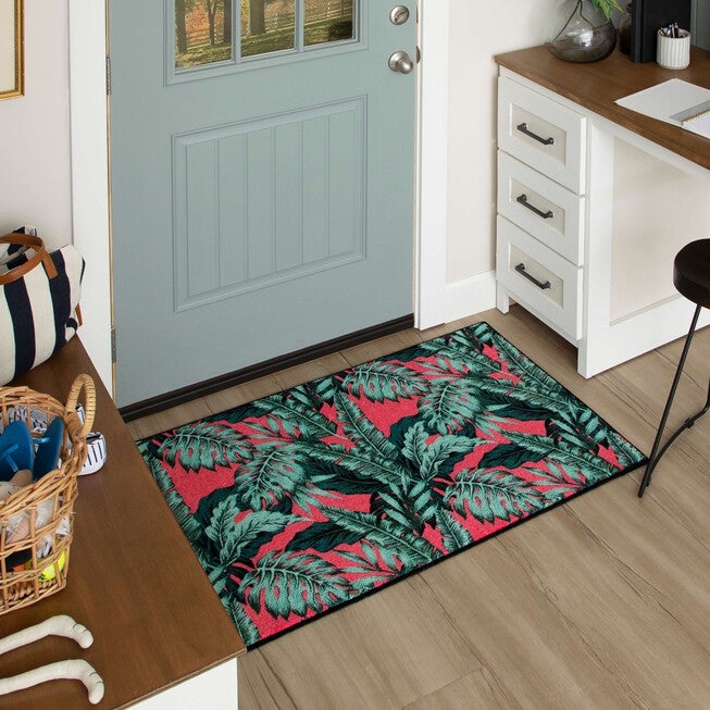 Palm Tree Paradise Kitchen Rug, , alternate image number null