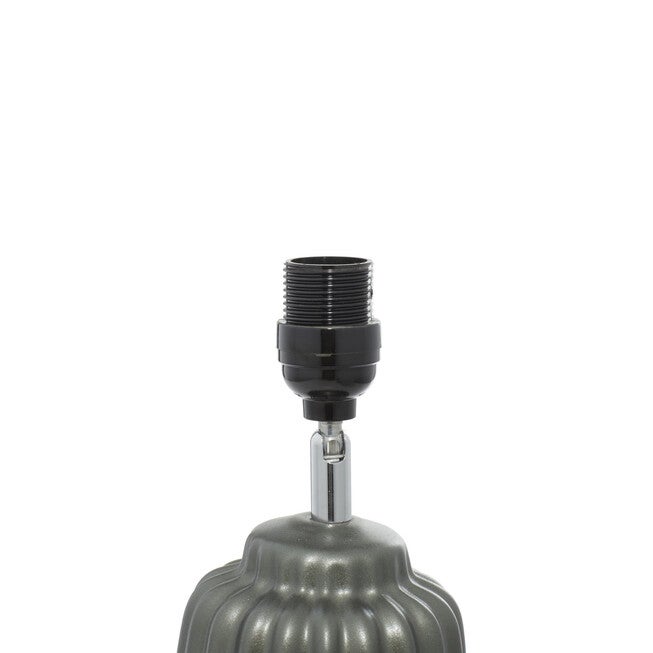 Grey Ceramic Traditional Table Lamp, , alternate image number 4