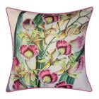 New York Botanical Garden® Indoor/Outdoor Pretty Orchids Decorative Throw Pillow 20X20, Fuchsia Multi, FUCHSIA MULTI, hi-res image number null