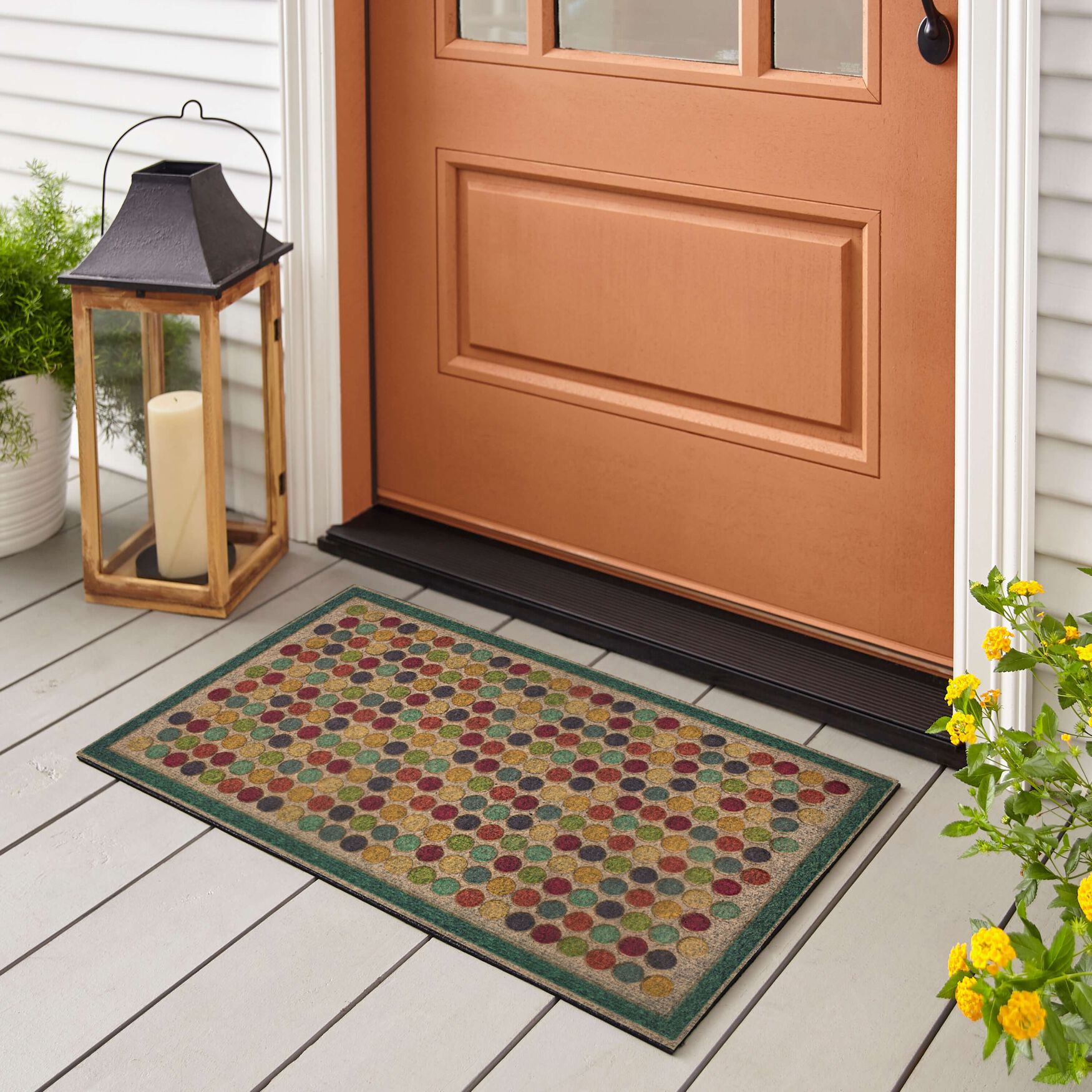 Colorful Dots Door Mat, , alternate image number 5