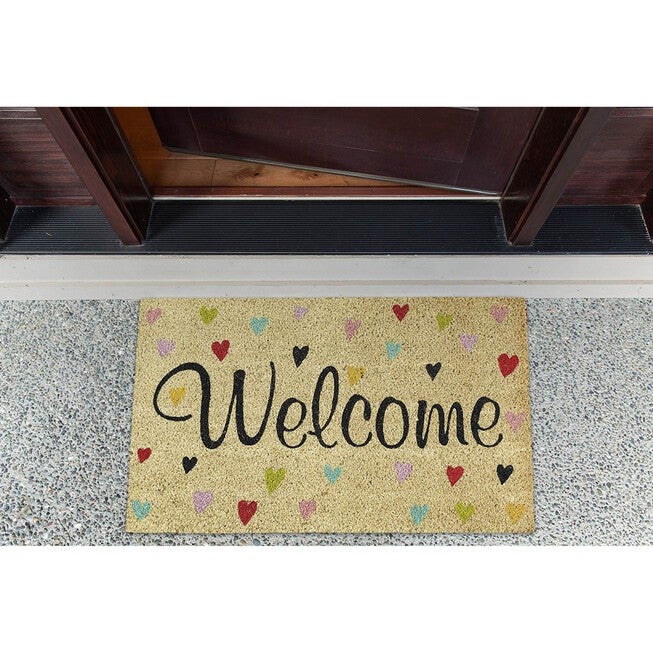 Welcome Hearts Doormat, , on-hover image number null