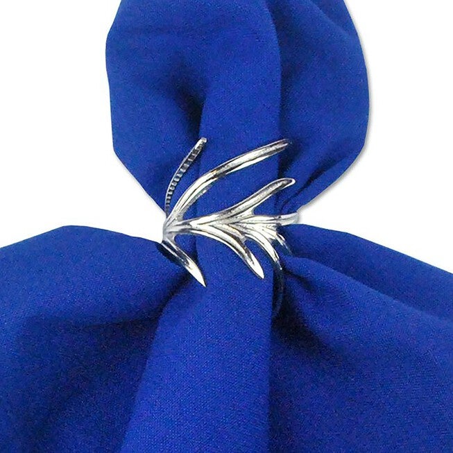 Antique Silver Branch Napkin Ring, Set of 6, , alternate image number 4