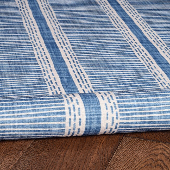 Washable Wallen Ivory/Blue Rug, , alternate image number null