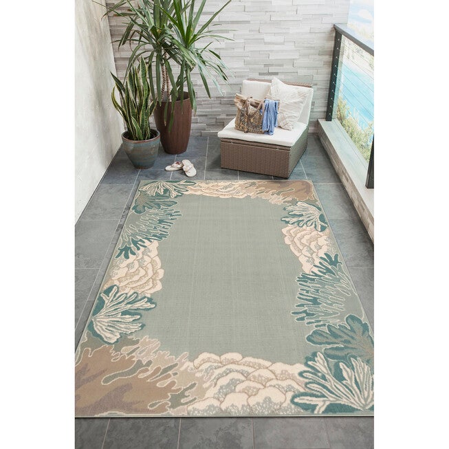 Liora Manne Riviera Reef Border Indoor/Outdoor Rug, , alternate image number 6
