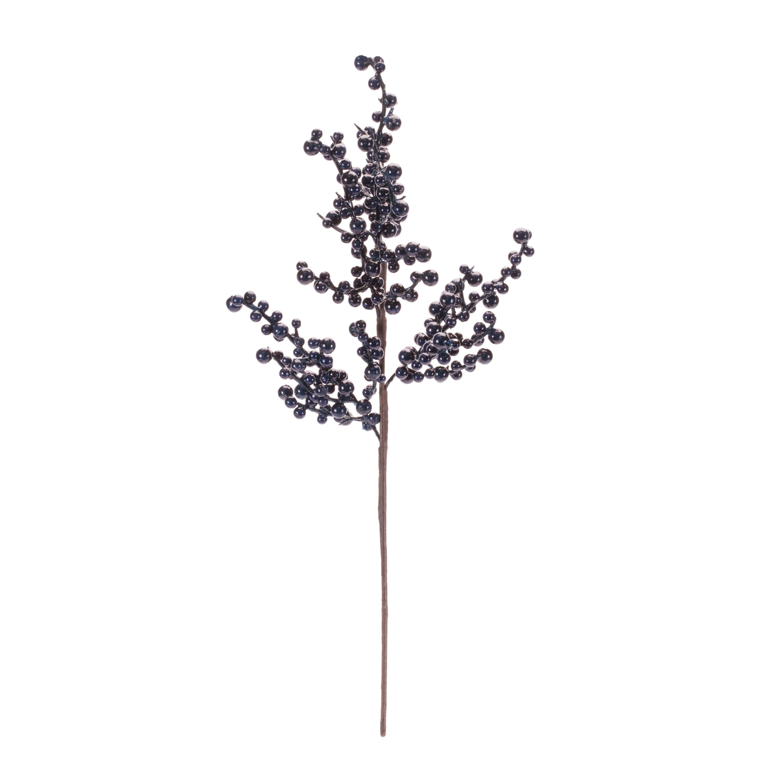 Glossy Berry Spray (Set of 2), BLUE, alternate image number 3