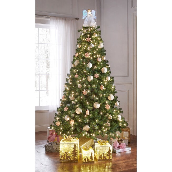 12 inches tall angel tree topper, , alternate image number null