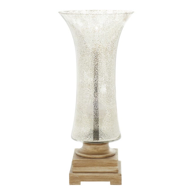 Set Of 2 Gold Glass Glam Uplight, GOLD, hi-res image number 0