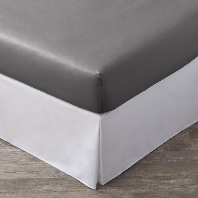 200 Thread Count 100% Percale Cotton Sheet, DARK GREY, hi-res image number null
