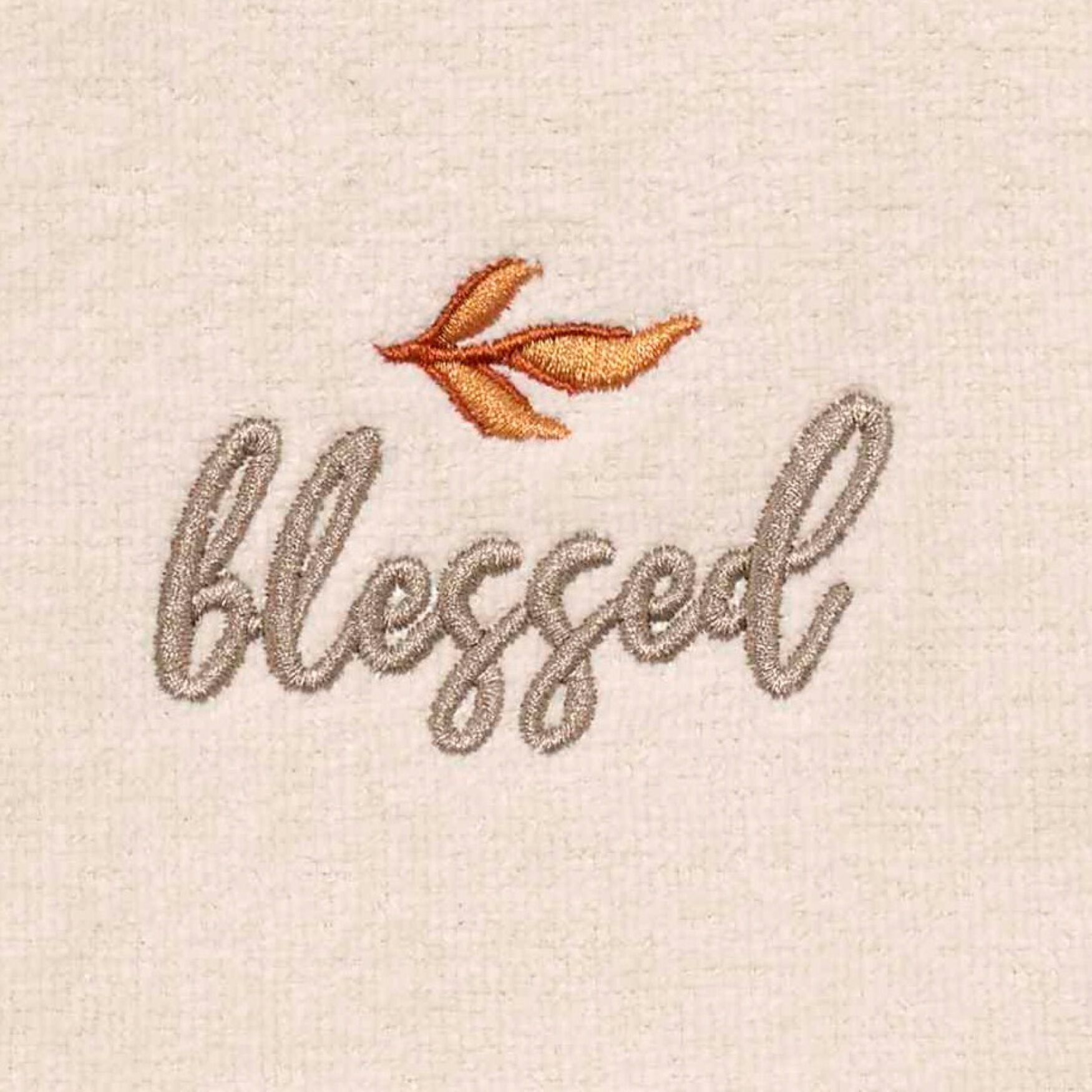 &ldquo;Blessed" Decorative Fingertip Towel, Set of 2, BLESSED, on-hover image number 1