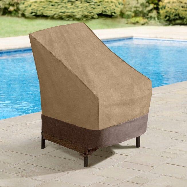 Outdoor High Back Chair Cover, TWO TONE, hi-res image number null