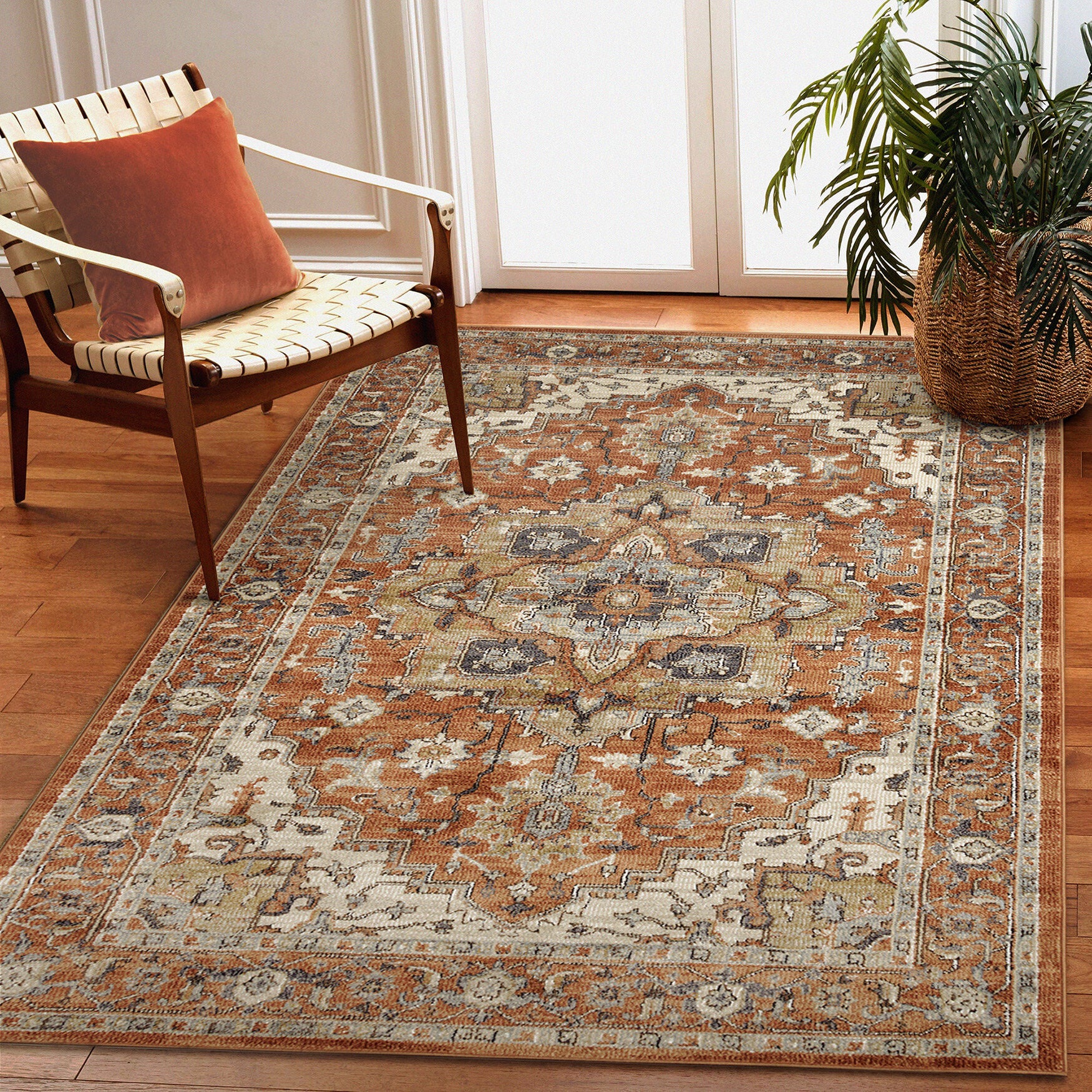 Ariana Heriz Indoor Area Rug Clay, , alternate image number 4