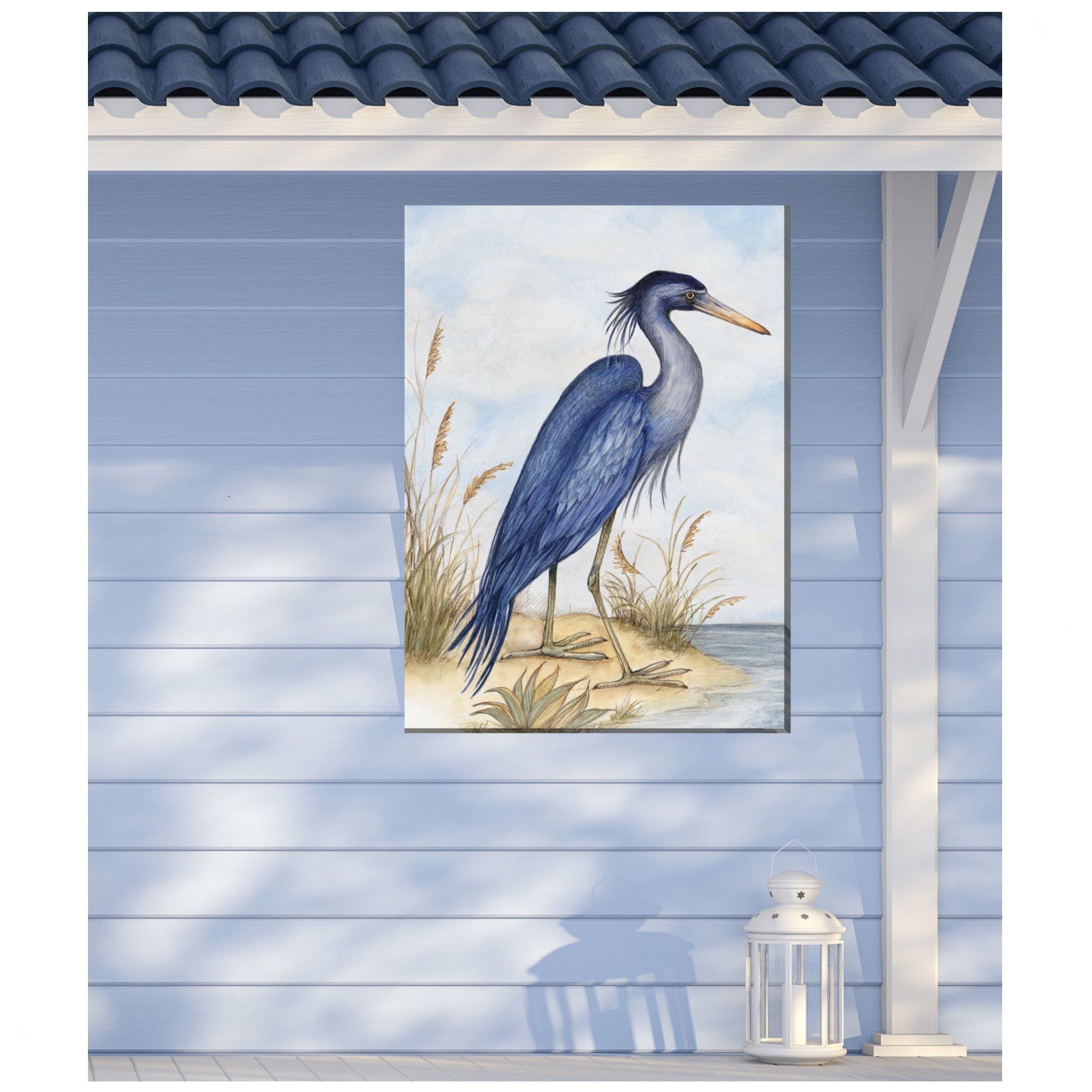 Great Blue Heron Outdoor Art, , on-hover image number 1