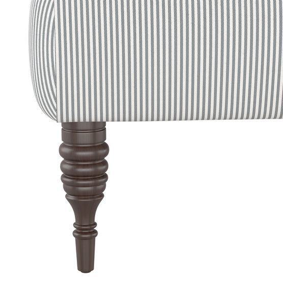 Stripe Nail Button Notched Headboard, , alternate image number null