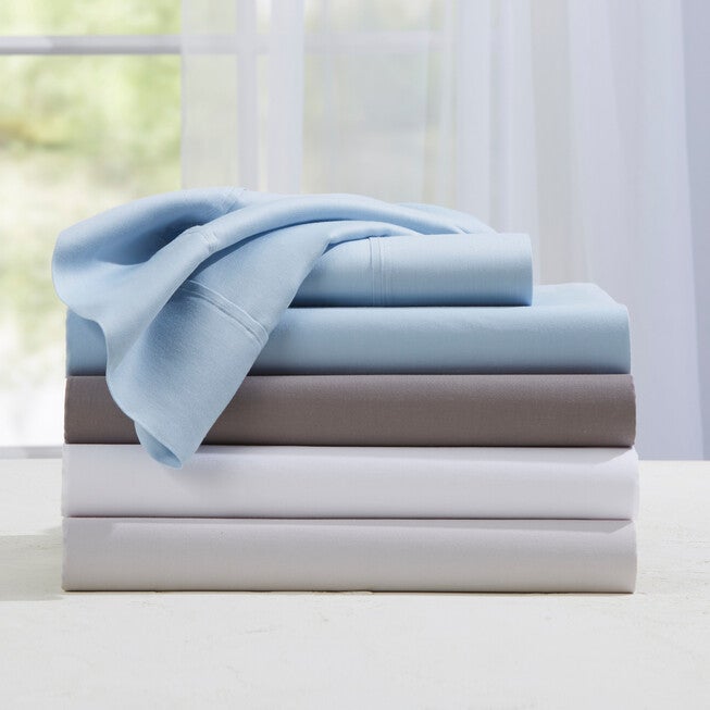 200 Thread Count 100% Percale Cotton Sheet, , on-hover image number null