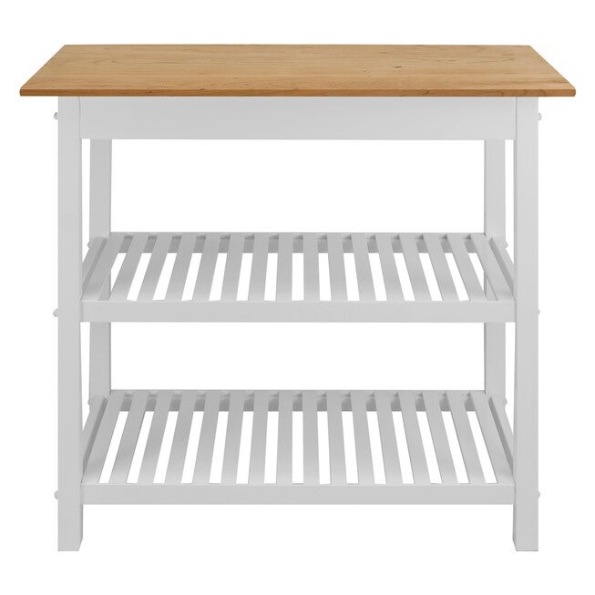 Kitchen Island with Solid American Cherry Top, , alternate image number 3