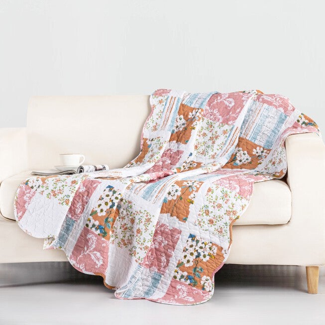 Everly Throw Blanket, BLUE, hi-res image number 0