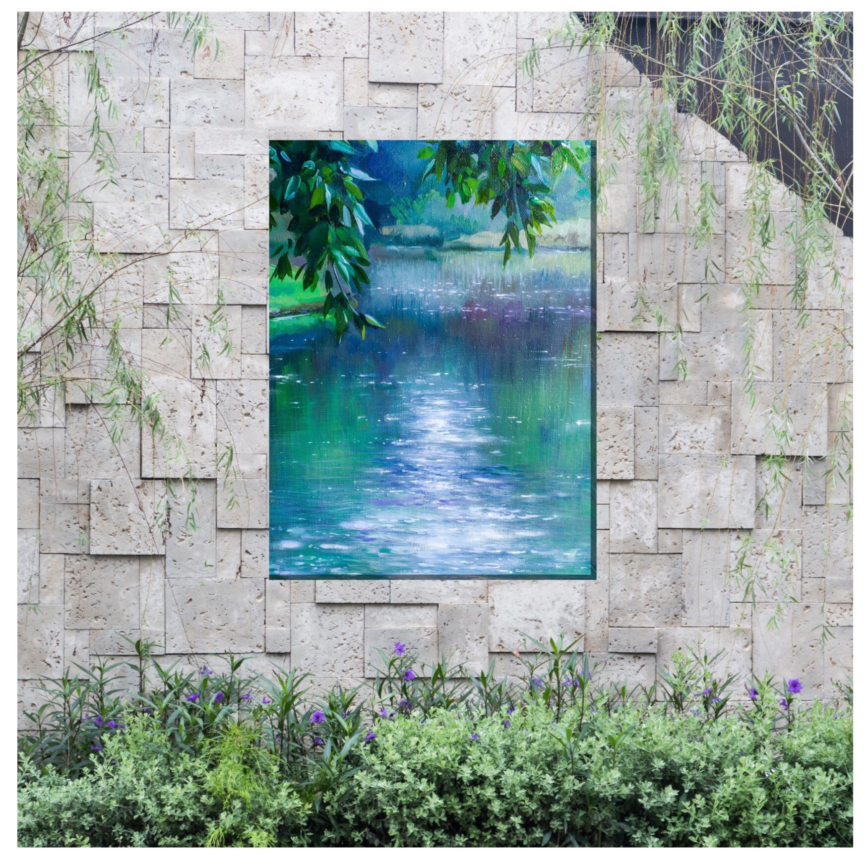 Rainy Day Blues Outdoor Art, , on-hover image number 1