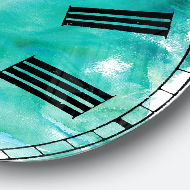 Sea Glass Farmhouse Wall Clock, , alternate image number 2