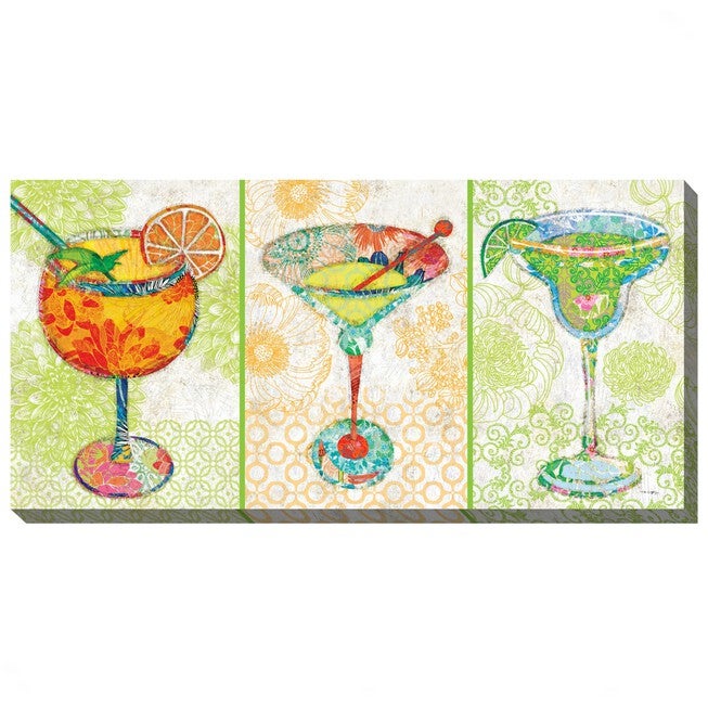 Cocktail Hour Outdoor Art, MULTI, hi-res image number 0