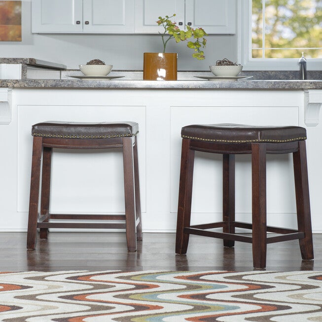 Crowell BROWN BAR STOOL, , alternate image number 3