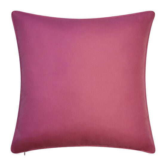 Edie @ Home Indoor/Outdoor Abstract Allover Butterfly Wings Decorative Throw Pillow 20X20, Black Magenta Multi, , alternate image number null