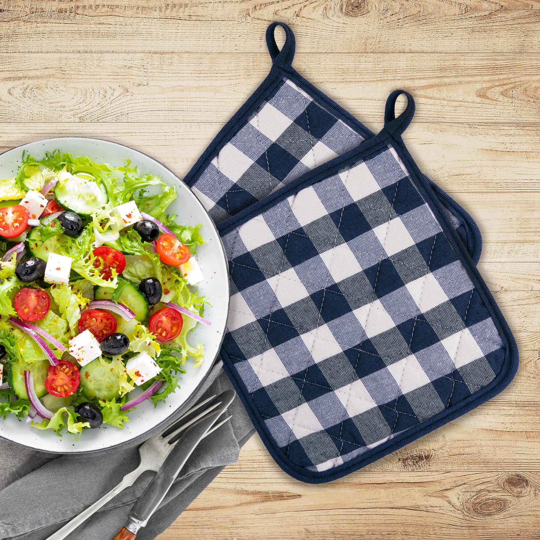 Buffalo Check Pot Holder - Set of Two, , alternate image number 7