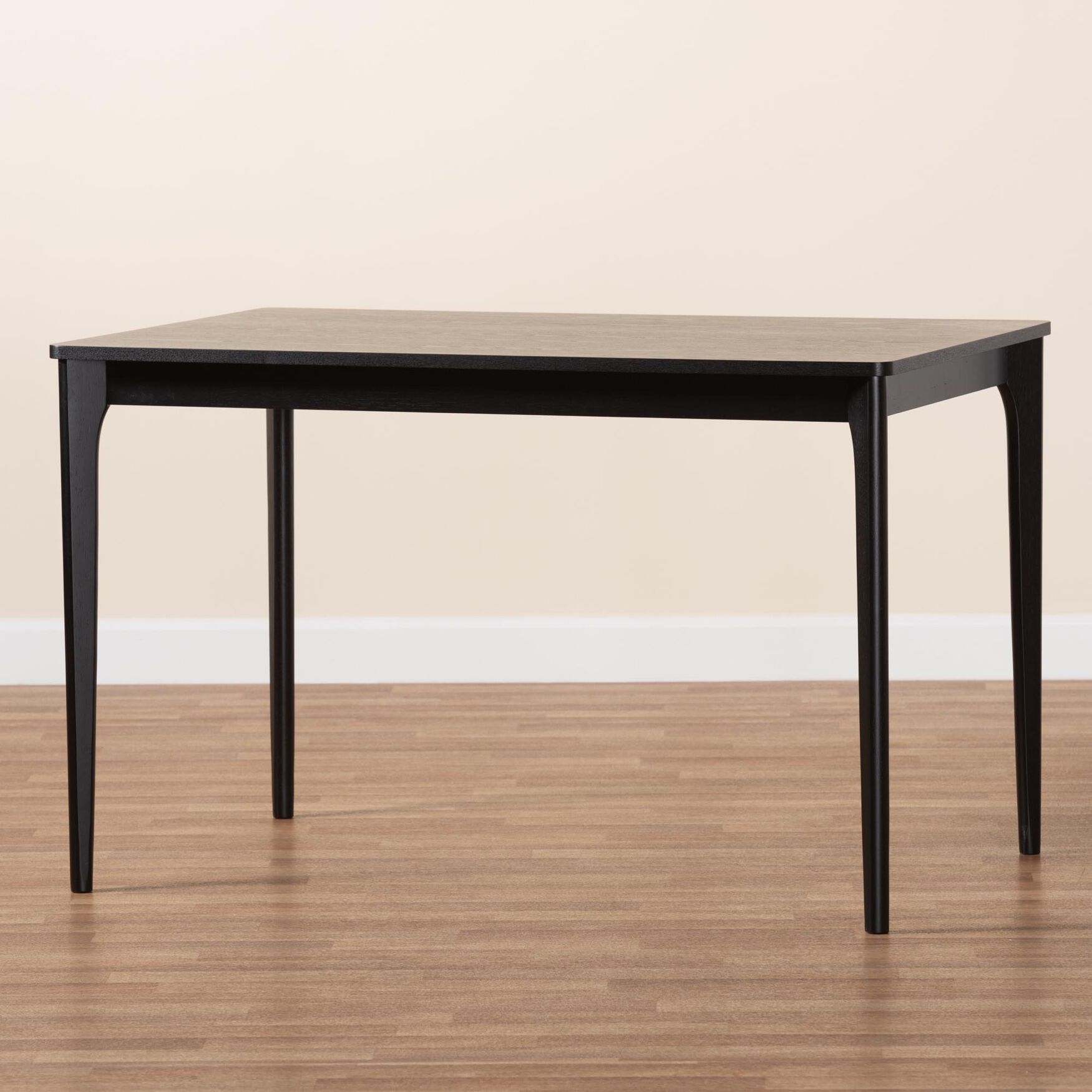 Sherwin Mid-Century Modern Black Finished Wood Dining Table, , alternate image number 23
