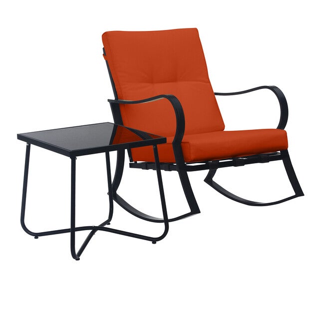 3-Piece Rocking Chair Set With Matching End Table, , alternate image number null