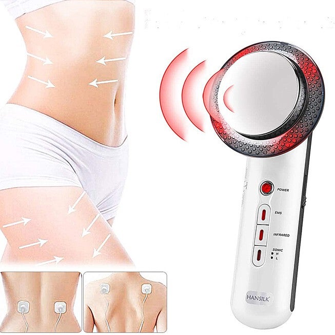 Ultrasonique 3 In 1 Cavitation Slimming Device W/ Conductive Gel Beauty Tools, , alternate image number null