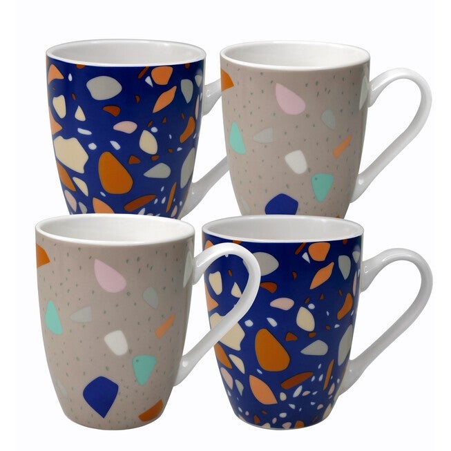 Mosaic Coffee Mugs - Set Of 4, O, hi-res image number 0