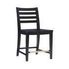 Flynn Counter Stool Black Set of 2, BLACK, hi-res image number null