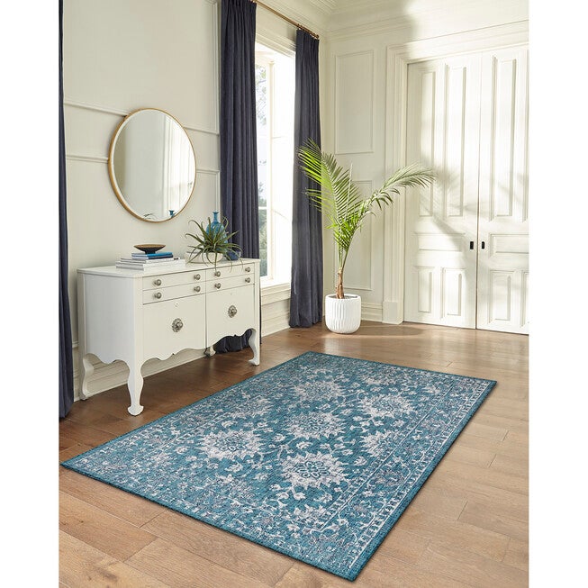 Liora Manne Carmel Vintage Floral Indoor/Outdoor Rug, , on-hover image number null