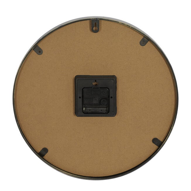 Black Metal Farmhouse Wall Clock, , alternate image number null