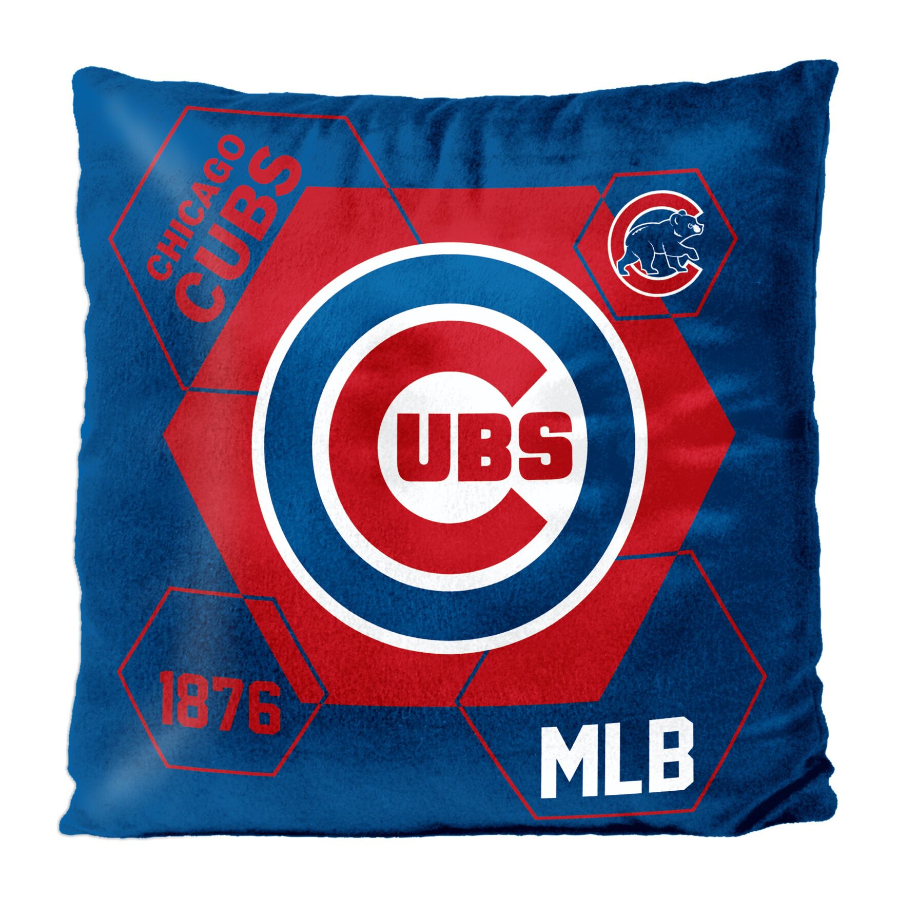 Cubs Velvet Reverse Pillow, MULTI, hi-res image number 0