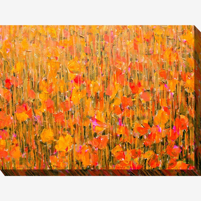 Summer Rain Wall Art, ORANGE, hi-res image number 0