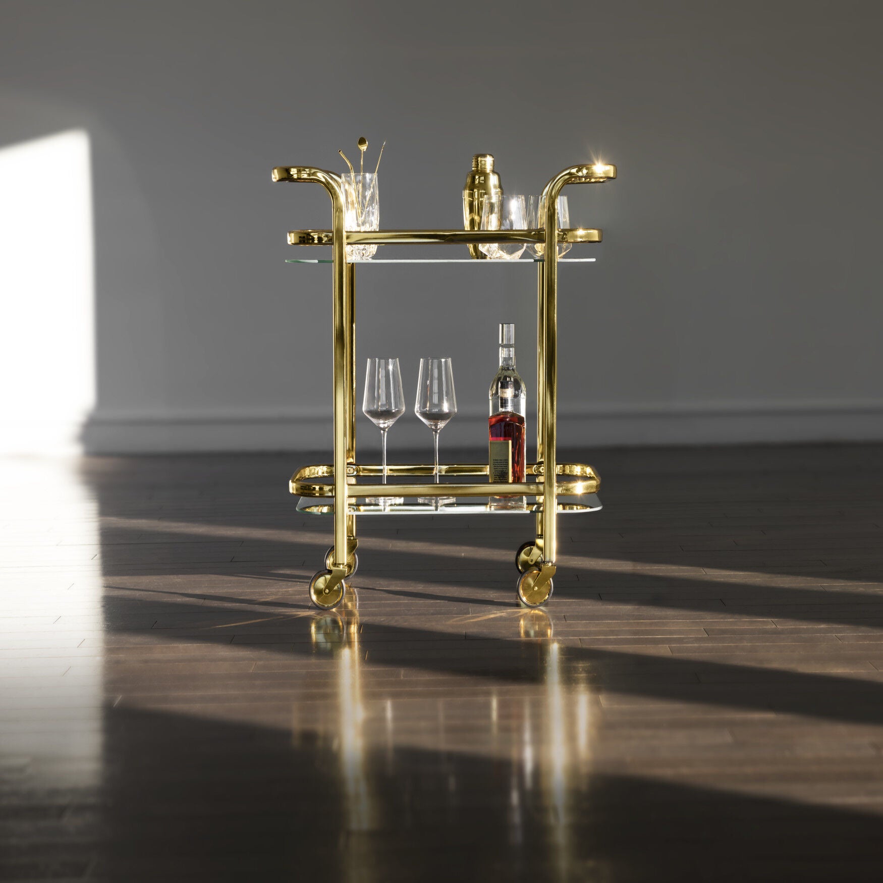 Angled Crystal Bordeaux Glasses, , alternate image number 4