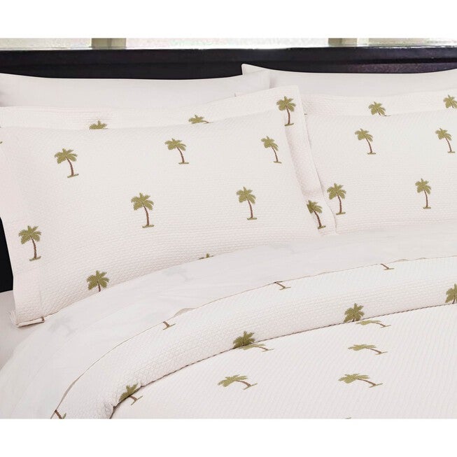The Palm Standard Sham, CREAM GREEN, hi-res image number 0