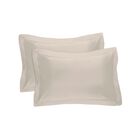 Fresh Ideas Poplin Tailored 2-Pack Black Pillow Sham, UNKNOWN, hi-res image number null