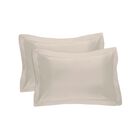 Fresh Ideas Poplin Tailored 2-Pack Black Pillow Sham, UNKNOWN, hi-res image number null