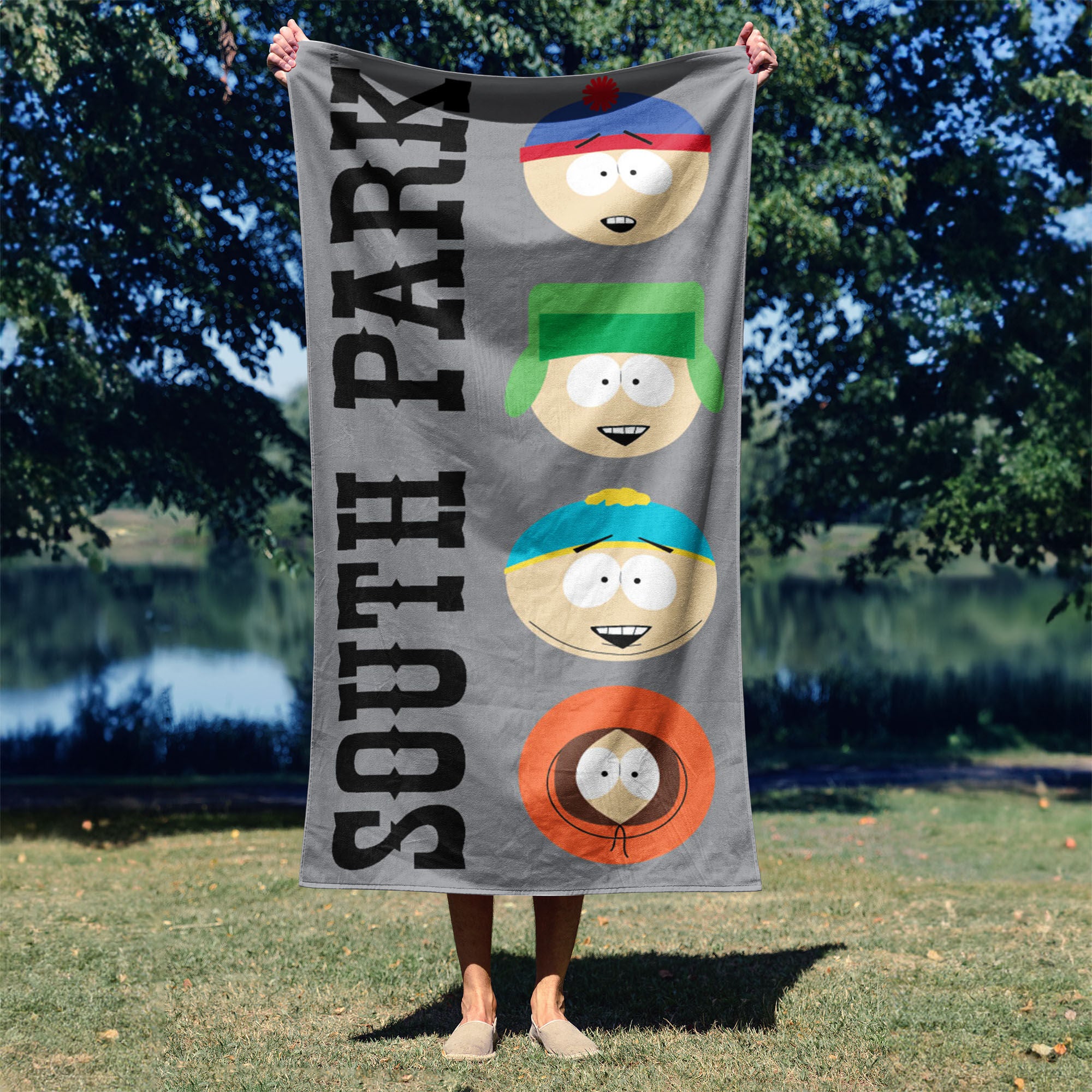 South Park Core Four Friends Microfiber Beach Towel 30x60 inches, SOUTH PARK, alternate image number 2