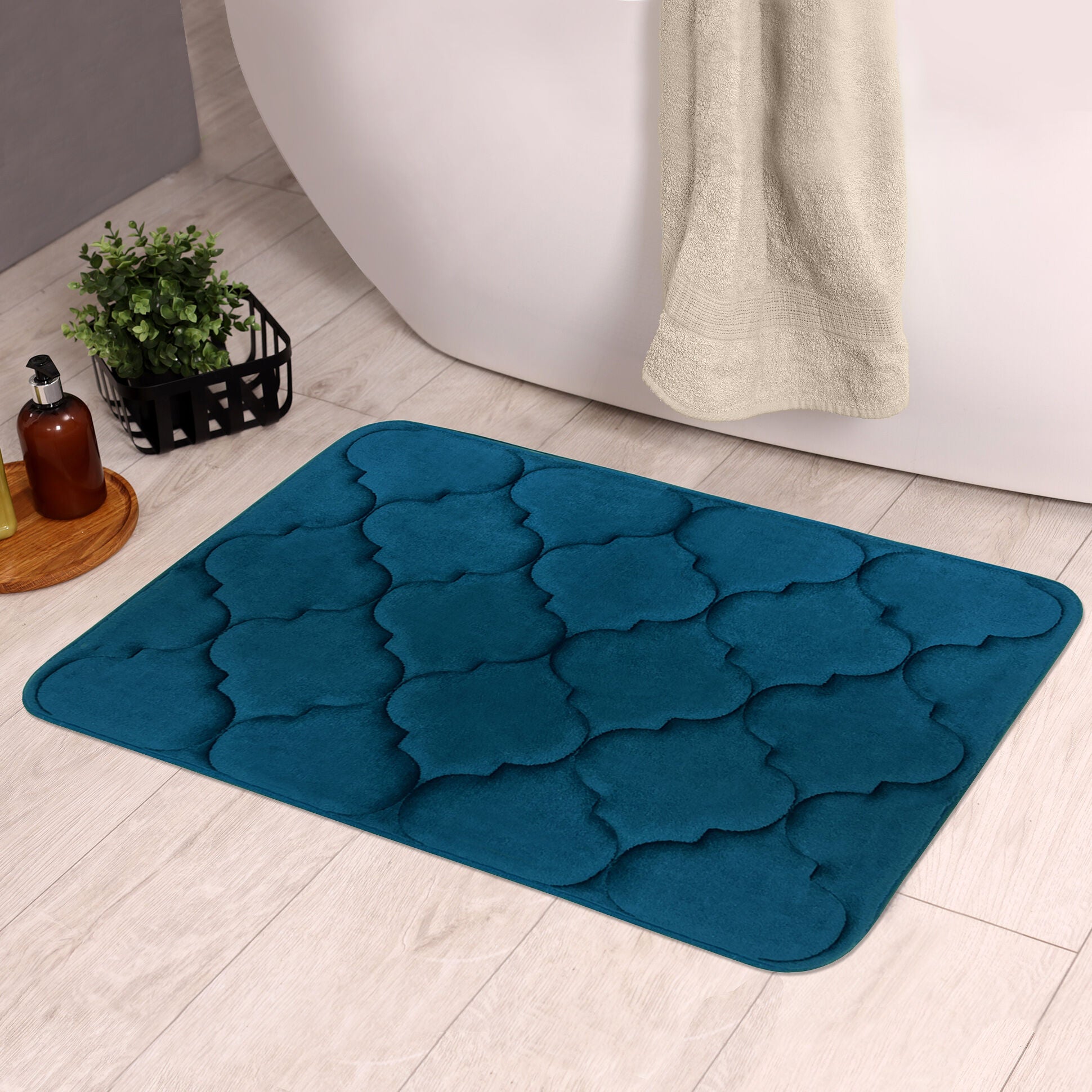 Madison 17x24 Memory Foam Mat, GREEN, alternate image number 3